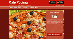 Desktop Screenshot of cafe-podima.com